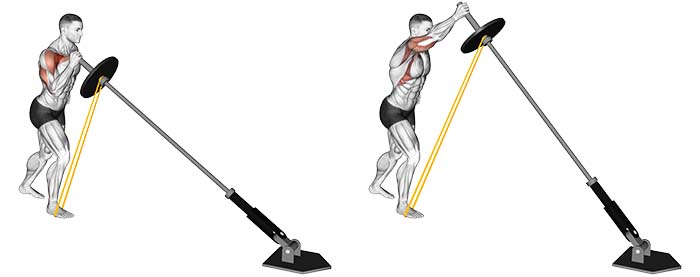 Landmine Single-Arm Press