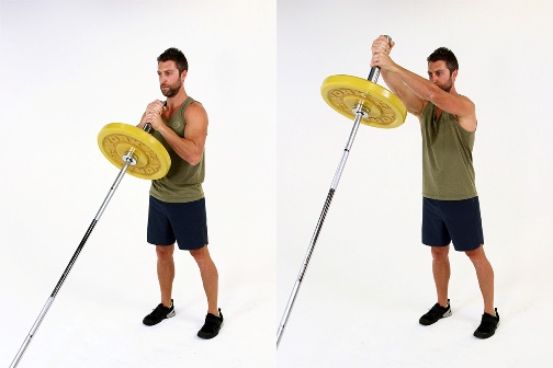 Landmine Shoulder Press