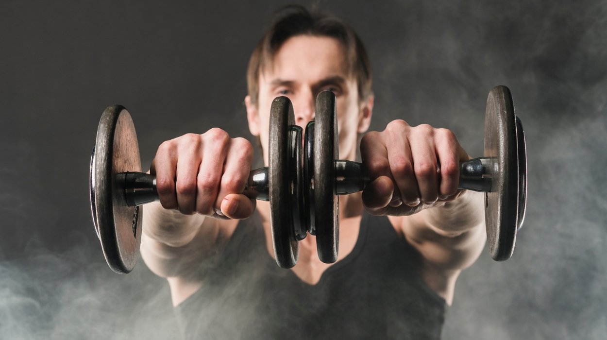 Dumbbell Front Raise Dumbbell Front Raise