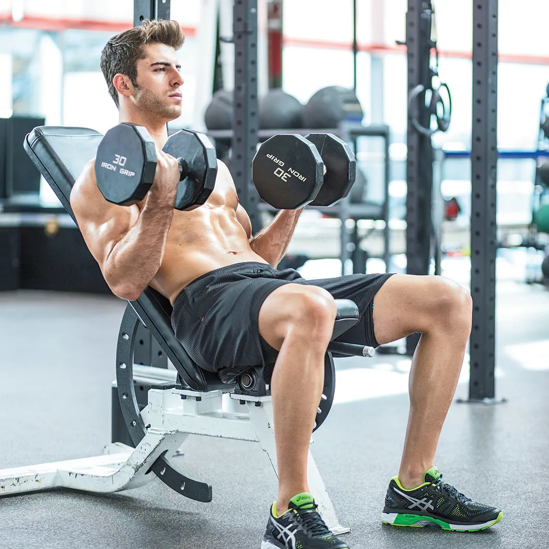 How to Perform the Incline Dumbbell Curl