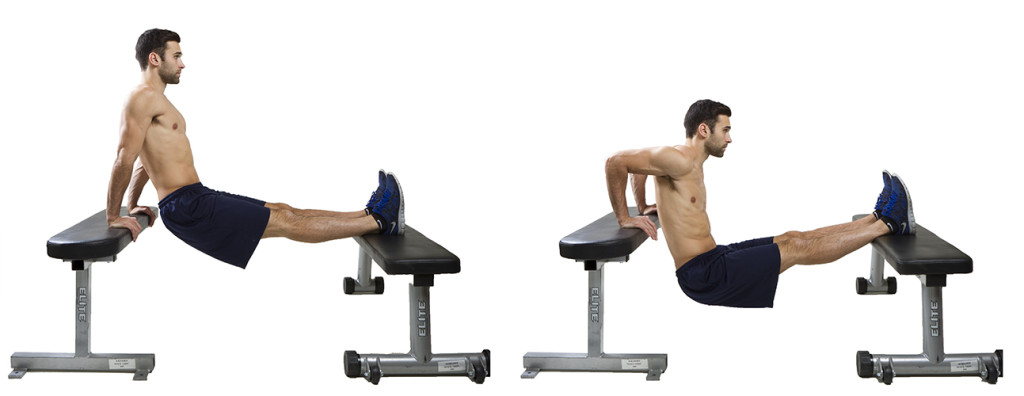 Bench Dips (Triceps Focus)