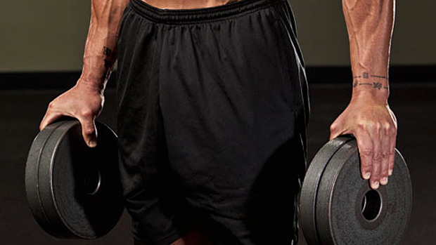 Plate Pinch Hold (Grip & Finger Strength Builder)